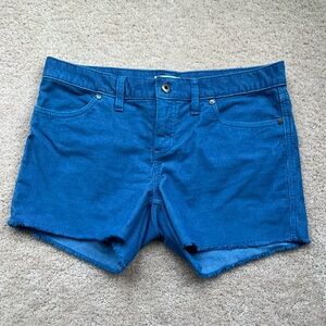 Carve Designs Women’s Blue Corduroy Boyfriend Shorts - Size 4 - EUC - Stretch